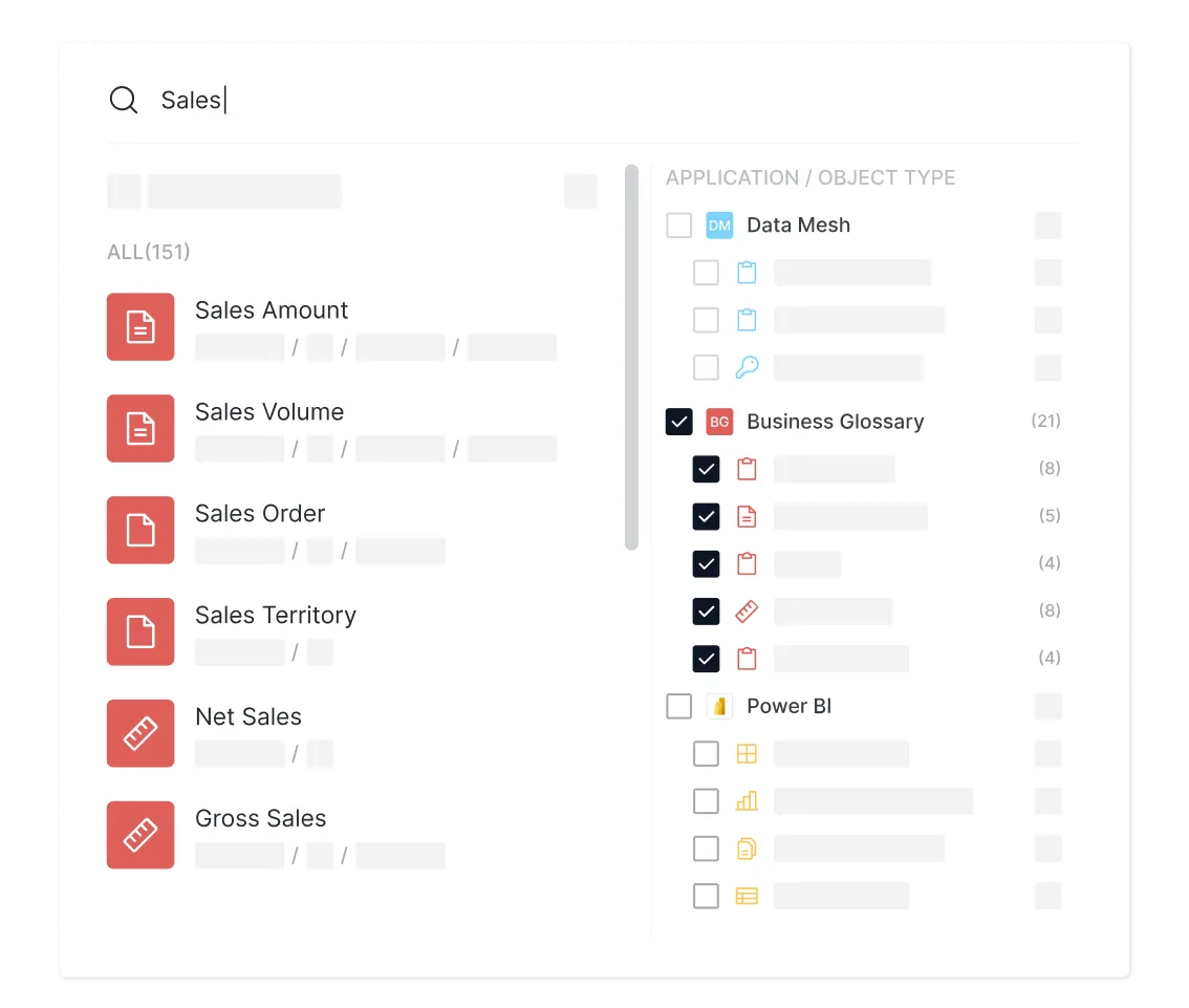 Data Catalog search