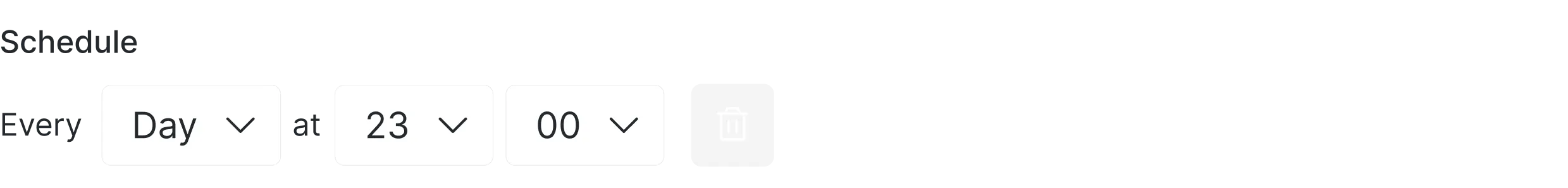 Scheduled data ingestion