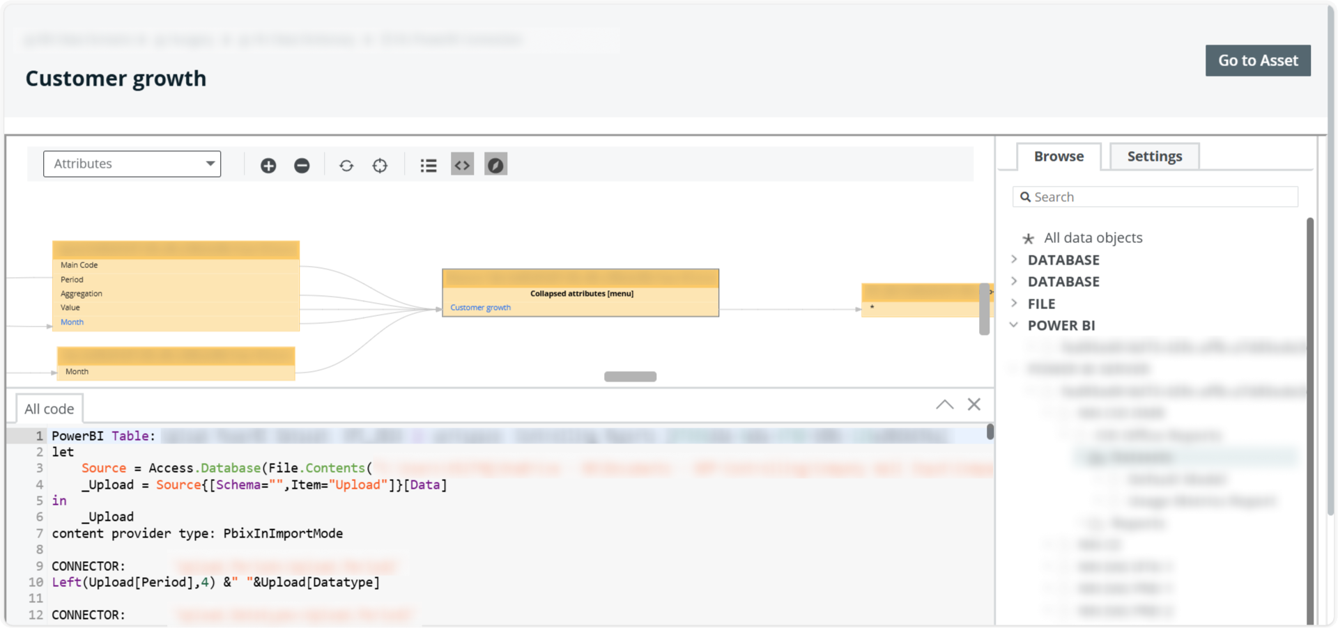 Collibra Data Lineage detail